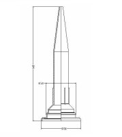 Fugen Dichtstoff-Klebstoff Folien Beuteldüse Nozzle...