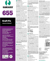 Ramsauer 655 Kraft Fix 1K Hybrid Klebstoff 450g Kartusche