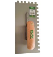 Hufa Glättekelle Stahl Holzgriff 280mm x 130mm...