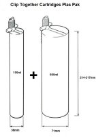 COX 2K Klebstoff Dosierpistole PPM 600 X 750ml 4:1...