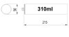 MK H1X 310ml Kartuschen Dichtstoff Klebstoff Fugenpistole