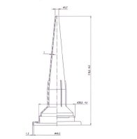 Ramsauer Fugen Dichtstoff-Klebstoff Trichterdüse Folienbeutel 123mm