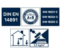 Bostik Ardatec 1K Flex Dichtschlämme Dichtanstrich 20kg Sack grau