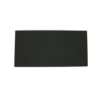 Moosgummi Ersatz Auflage schwarz 280 x 140 x 10mm