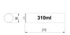 Irion Dichtstoff Klebstoff Kartuschenpresse FX7-90 310ml Kartuschen