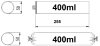 Irion Dichtstoff Klebstoff Alurohrpresse FX7-40 400ml Kartuschen Beutel