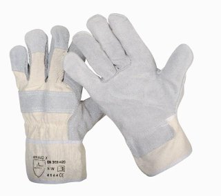 Schweine Vollleder Arbeits Handschuhe Universalgröße ohne Innenfutter 10=XL