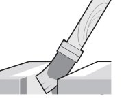 Maler Heizkörper Eckenpinsel Standard 60mm graue Naturborsten