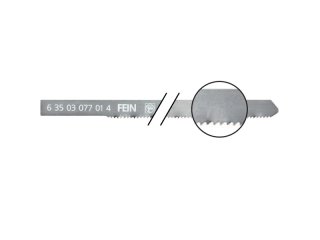 Fein Stichsägen 5er Pack HSS Sägeblätter 120mm 1.2mm Zahnabstand