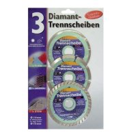 Winkelschleifer Diamant Trennscheibe  3er Set Ø...