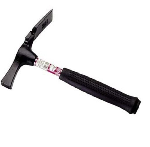 Maurerhammer Berliner Form schwarz Stahlstiel 800g