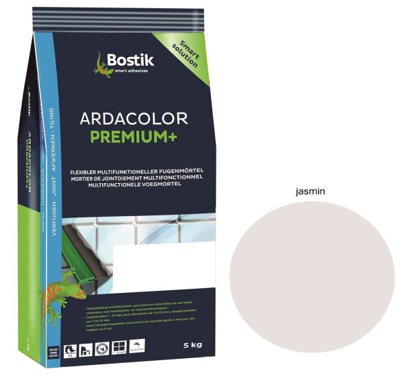 Bostik Ardacolor Premium Fuge plus Fliesen Naturstein Fugenmörtel 5Kg jasmin