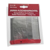 Japanspachtel 4er Set Metall 50mm/80mm/100mm/120mm
