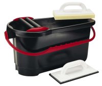 Fliesen Waschset Profi Clean 24 Liter Eimer Fug-Waschbrett