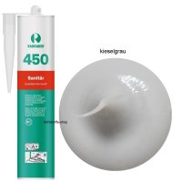 Ramsauer 450 Sanitär kieselgrau 1K Silikon Dichtstoff 310ml Kartusche