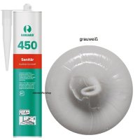 Ramsauer 450 Sanitär grauweiß 1K Silikon Dichtstoff 310ml Kartusche