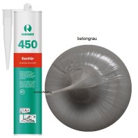 Ramsauer 450 Sanitär betongrau 1K Silikon Dichtstoff 310ml Kartusche