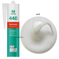 Ramsauer 440 Naturstein weiß 1K Silikon Dichtstoff...