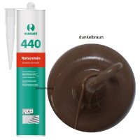 Ramsauer 440 Naturstein dunkelbraun 1K Silikon Dichtstoff...