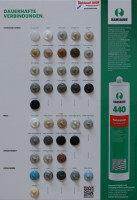 Ramsauer 440 Naturstein dunkelanthrazit 1K Silikon Dichtstoff 310ml Kartusche