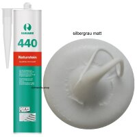 Ramsauer 440 Naturstein silbergrau matt 1K Silikon...