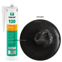 Ramsauer 120 Neutral schwarz 1K Silikon Dichtstoff 310ml...