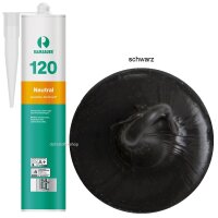 Ramsauer 120 Neutral schwarz 1K Silikon Dichtstoff 310ml...
