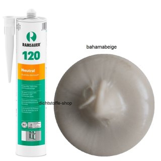 Ramsauer 120 Neutral bahamabeige 1K Silikon Dichtstoff 310ml Kartusche