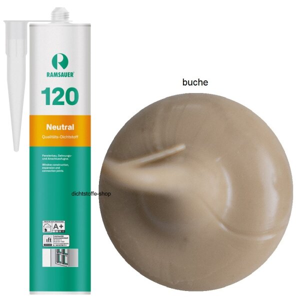 Ramsauer 120 Neutral buche 1K Silikon Dichtstoff 310ml Kartusche