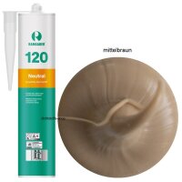 Ramsauer 120 Neutral mittelbraun 1K Silikon Dichtstoff...