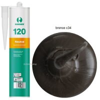 Ramsauer 120 Neutral bronce C34 1K Silikon Dichtstoff...