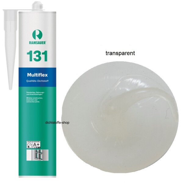 Ramsauer 131 Multiflex transparent 1K Silikon Dichtstoff 310ml Kartusche