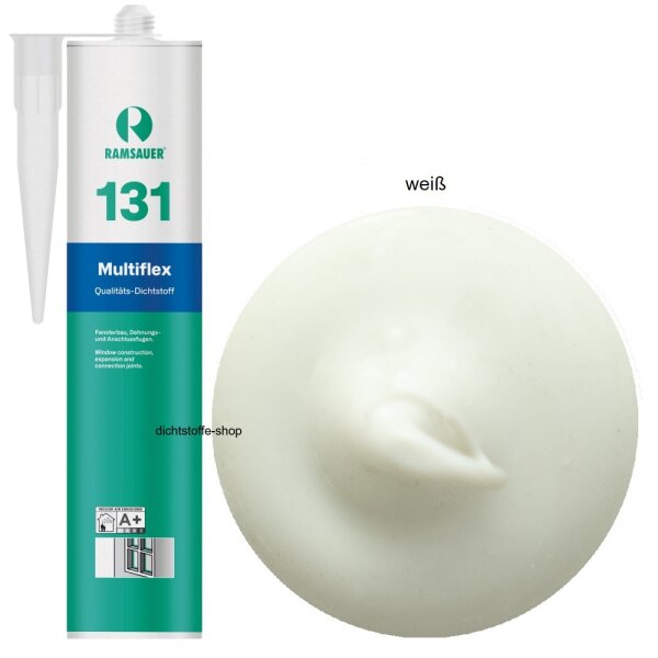 Ramsauer 131 Multiflex weiß 1K Silikon Dichtstoff 310ml Kartusche