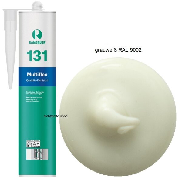 Ramsauer 131 Multiflex grauweiß RAL 9002 1K Silikon Dichtstoff 310ml Kartusche
