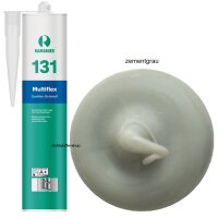 Ramsauer 131 Multiflex zementgrau 1K Silikon Dichtstoff...