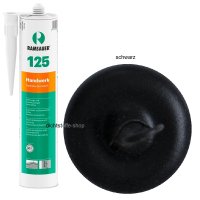 Ramsauer 125 Handwerk schwarz 1K Silikon Dichtstoff 310ml...