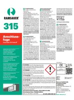 Ramsauer 315 Anschlussfuge transparent 1K Silikon...