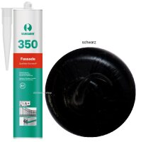 Ramsauer 350 Fassade schwarz 1K Silikon Dichtstoff 310ml...