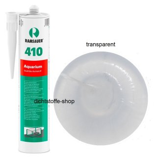 Ramsauer 410 Aquarium transparent 1K Silikon Dichtstoff 310ml Kartusche