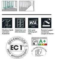 Ramsauer 470 Vitrine glasklar 1K Silikon Dichtstoff 310ml Kartusche