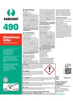 Ramsauer 490 Glasleistenfüller rosa 1K Silikon...