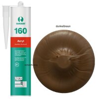 Ramsauer 160 Acryl dunkelbraun 1K Acryl Dichtstoff 310ml...