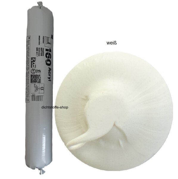 Ramsauer 160 Acryl weiß 1K Acryl Dichtstoff 600ml Folienbeutel