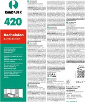 Ramsauer 420 Kachelofen florella 1K Acryl Dichtstoff...