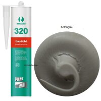 Ramsauer 320 Baudicht betongrau 1K Hybrid Dichtstoff...