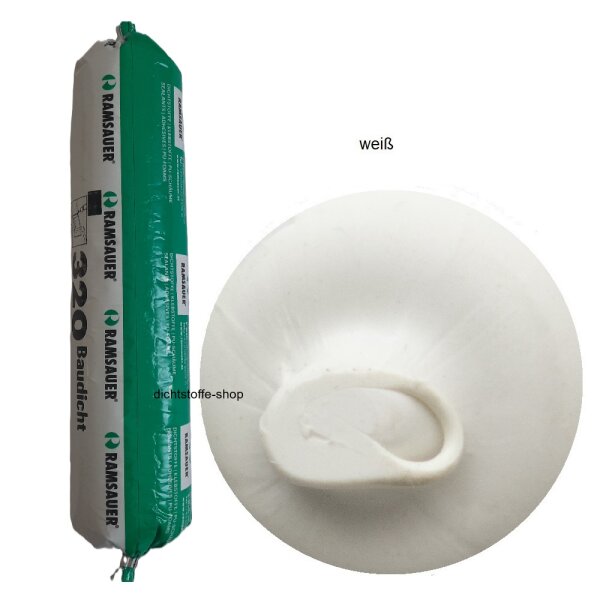 Ramsauer 320 Baudicht weiß 1K Hybrid Dichtstoff 400ml Beutel