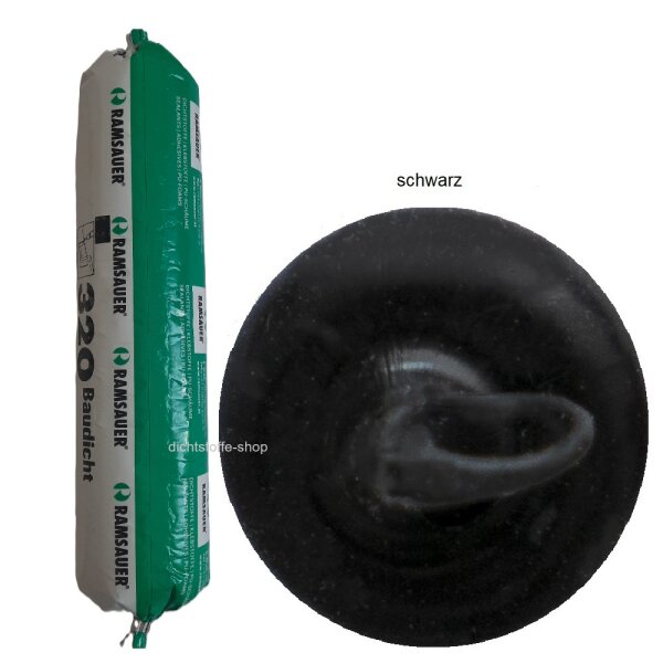 Ramsauer 320 Baudicht schwarz 1K Hybrid Dichtstoff 400ml Beutel