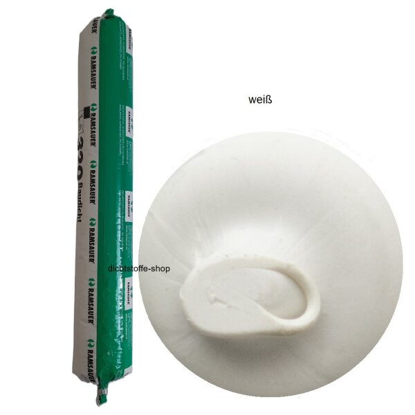 Ramsauer 320 Baudicht weiß 1K Hybrid Dichtstoff 600ml Folienbeutel