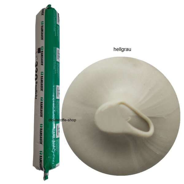 Ramsauer 320 Baudicht hellgrau 1K Hybrid Dichtstoff 600ml Folienbeutel