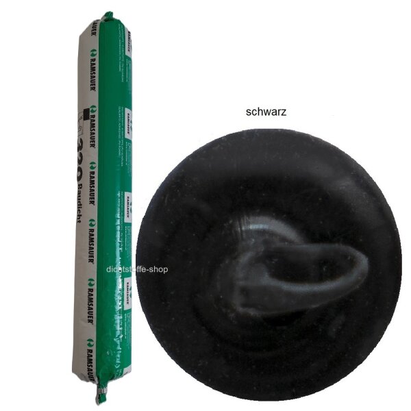 Ramsauer 320 Baudicht schwarz 1K Hybrid Dichtstoff 600ml Folienbeutel